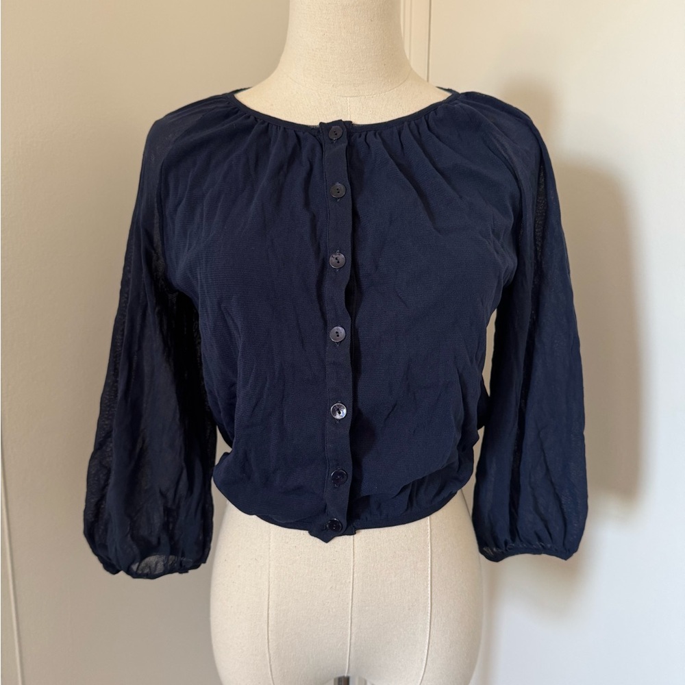 Jean Paul Gaultier Soleil Midnight Blue Blouse
